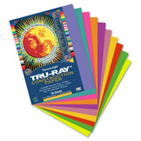 EASY-TO-ORGANIZE Construction Paper- Bright Assorted - 12 in. x 18 in. - 25-PK EA3749417
